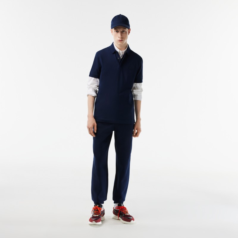 Pantalon de survêtement Jogger homme Lacoste en molleton gratté