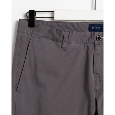 PANTALON SLIM SATIN CHINO