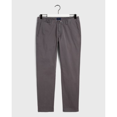 PANTALON SLIM SATIN CHINO