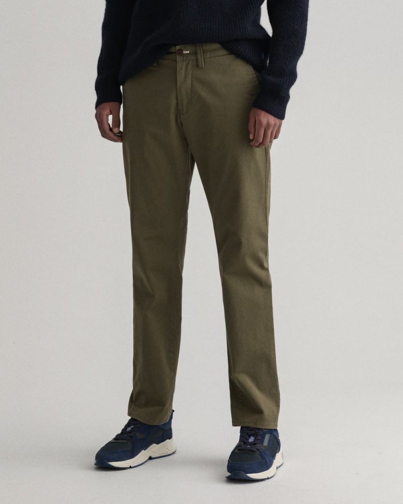 SLIM TWILL CHINOS