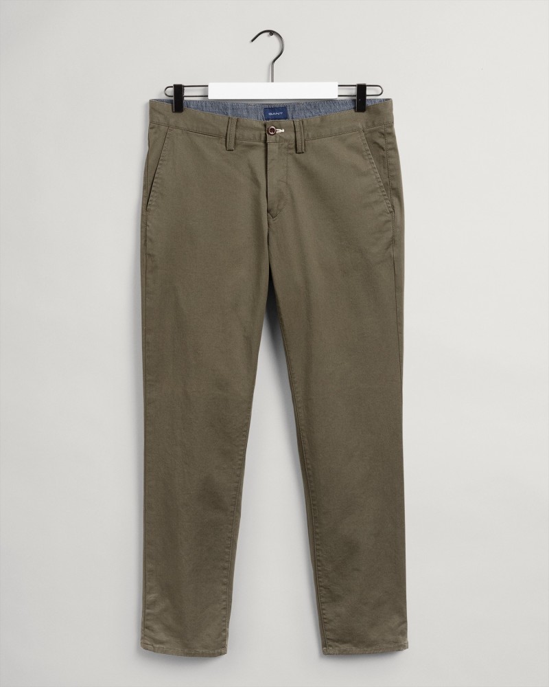 SLIM TWILL CHINOS