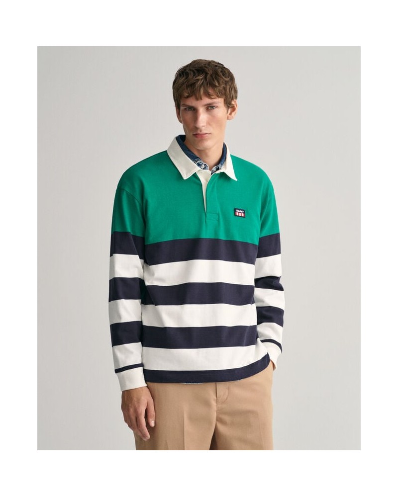 STRIPED LS RUGGER