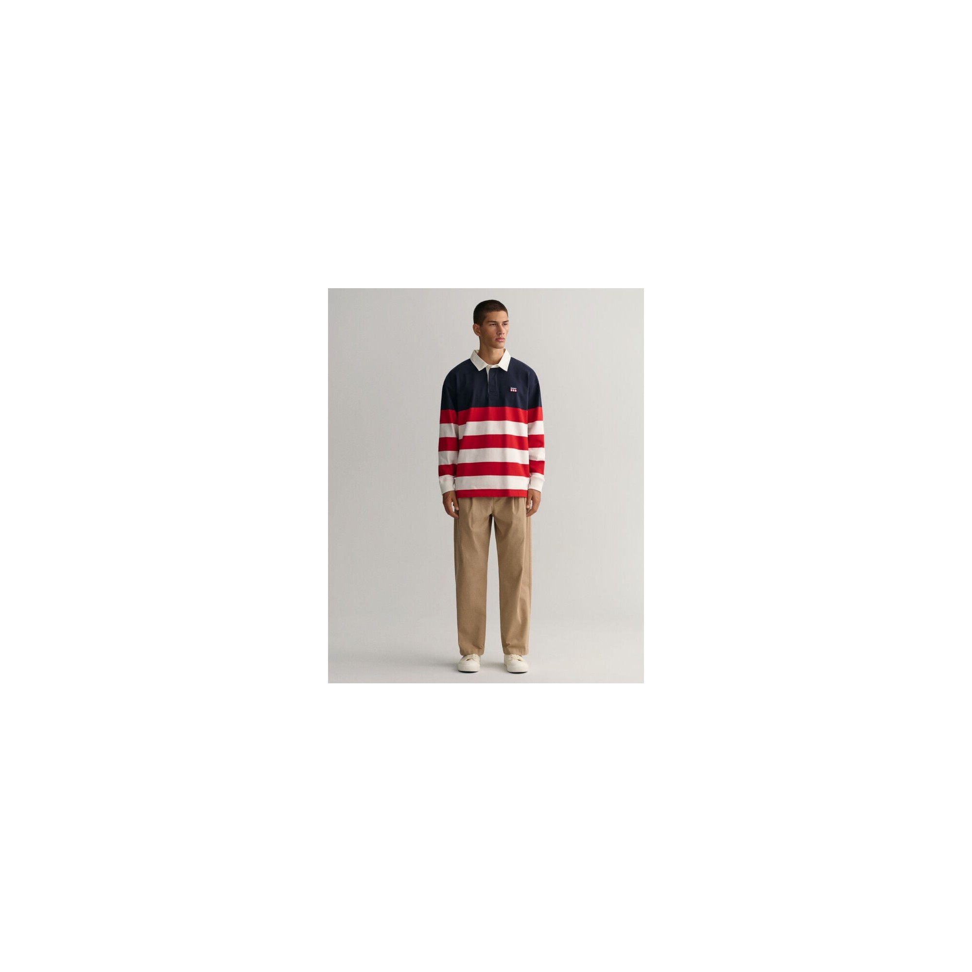 STRIPED LS RUGGER