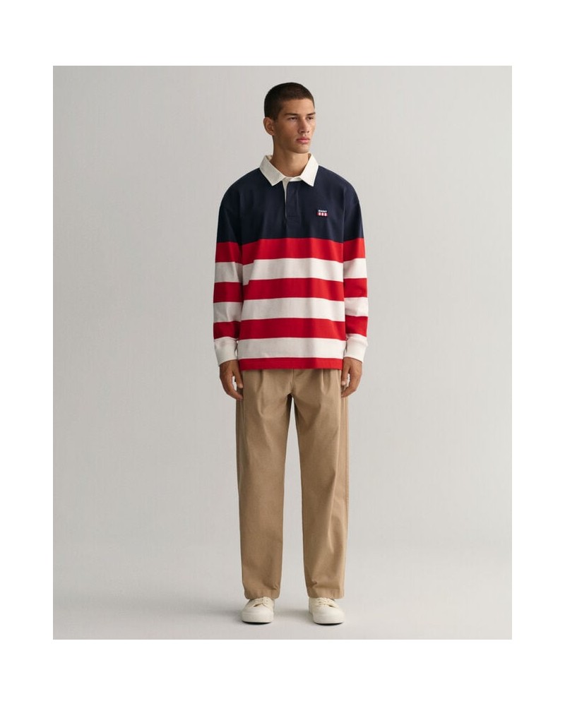 STRIPED LS RUGGER