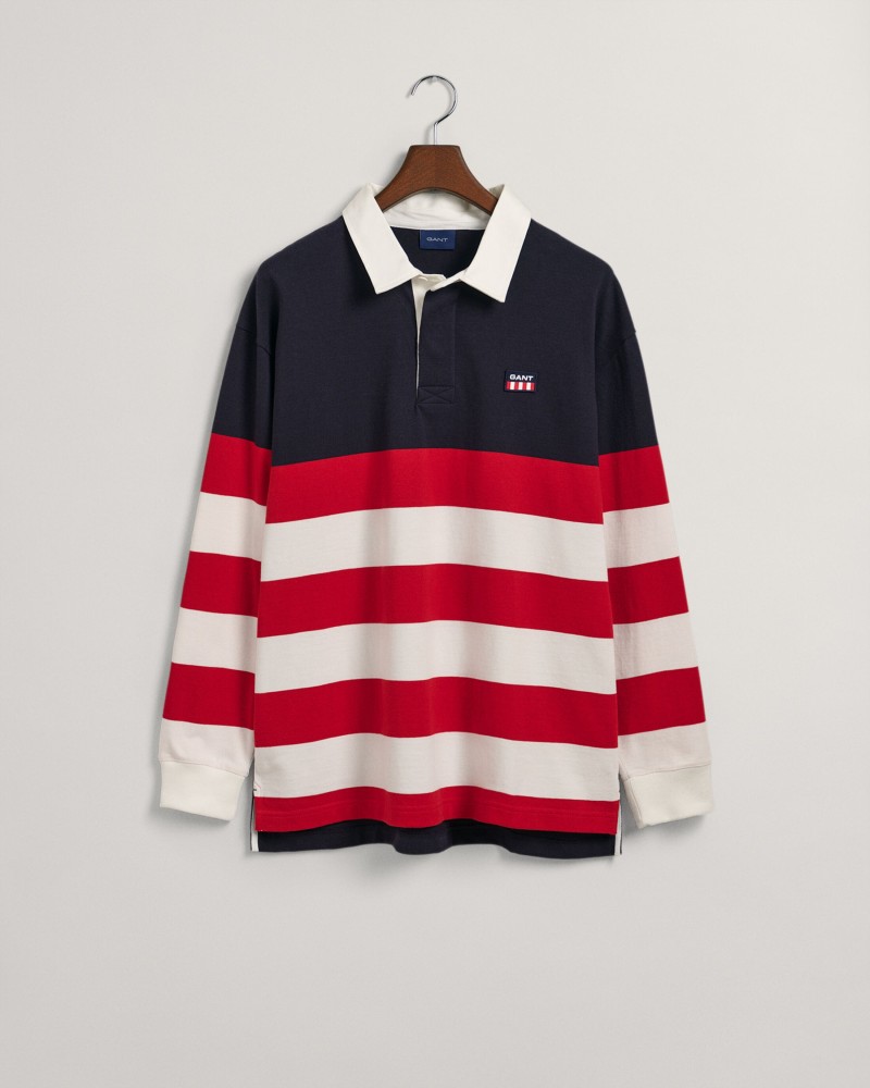 STRIPED LS RUGGER