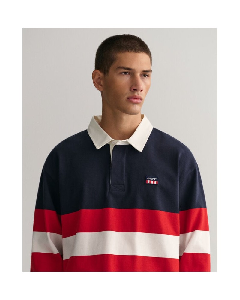 STRIPED LS RUGGER