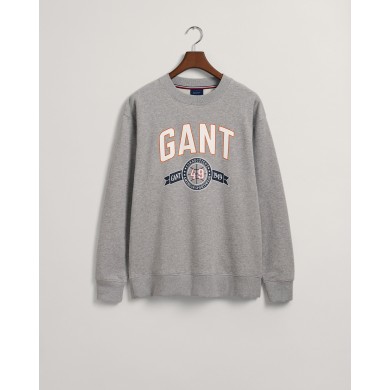 C-NECK RETRO CREST SWEATER