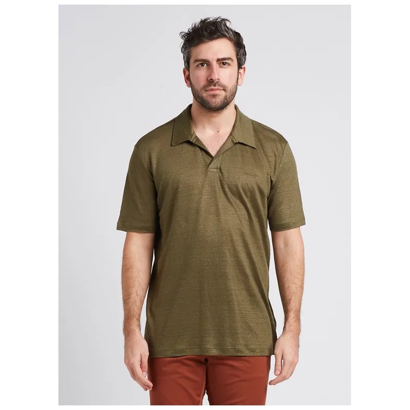 LINEN SS POLO