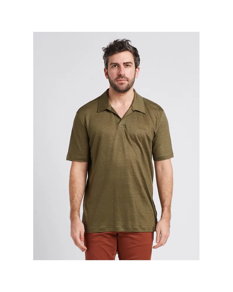 LINEN SS POLO