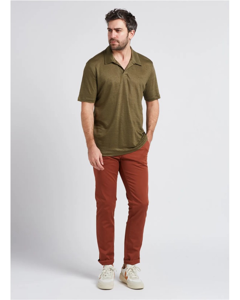 LINEN SS POLO