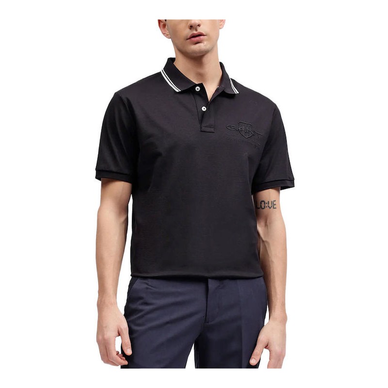 CONTRAST TIPPING SS PIQUE POLO