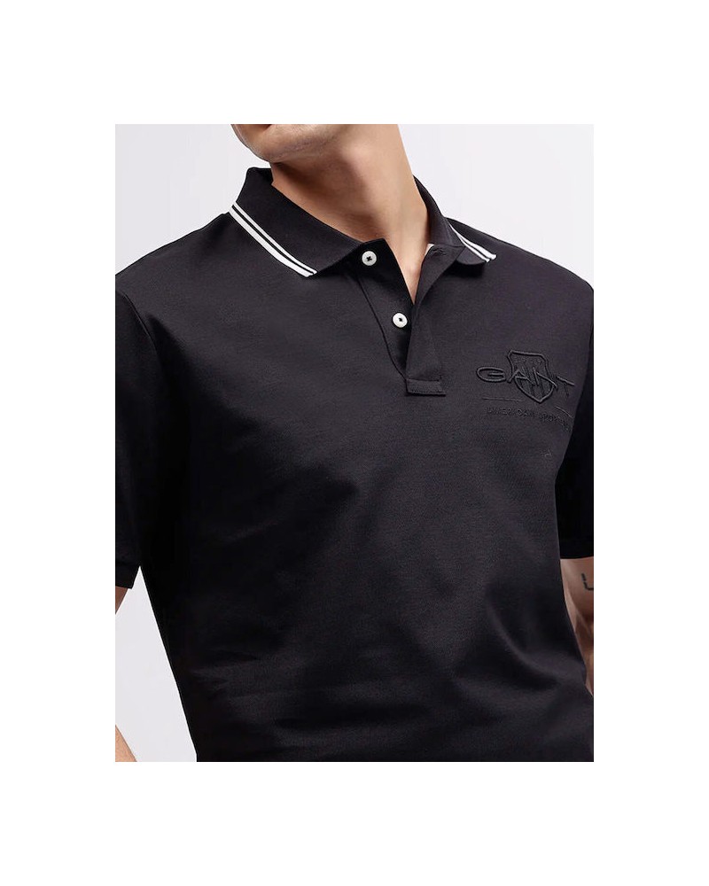 CONTRAST TIPPING SS PIQUE POLO