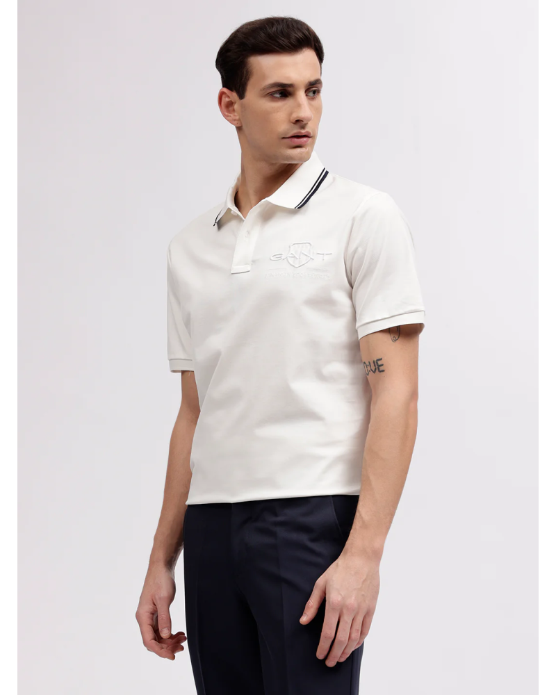 CONTRAST TIPPING SS PIQUE POLO