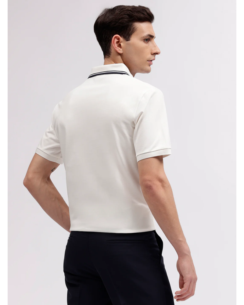 CONTRAST TIPPING SS PIQUE POLO