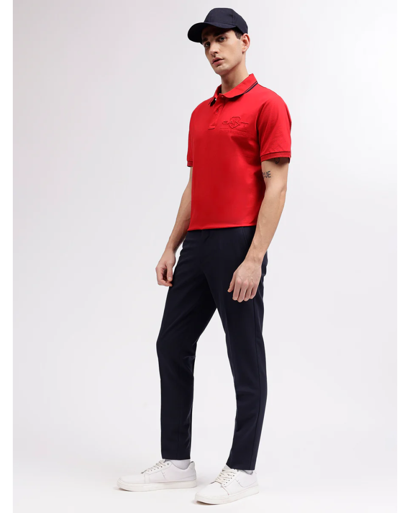 CONTRAST TIPPING SS PIQUE POLO