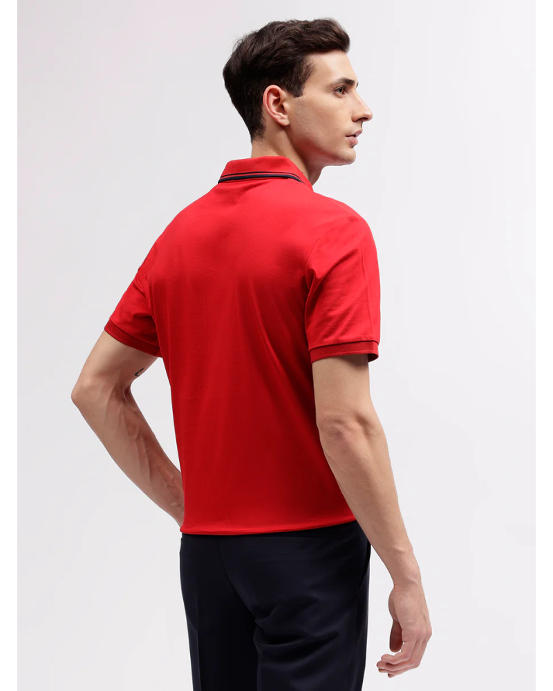 CONTRAST TIPPING SS PIQUE POLO