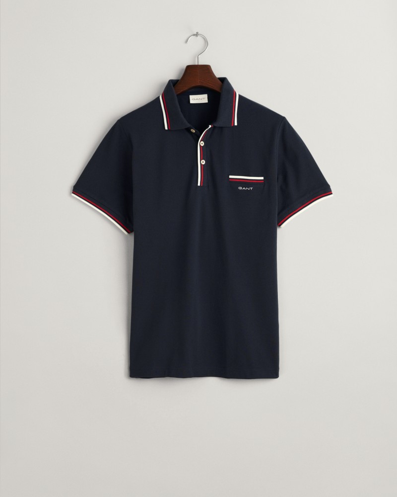 2-COL TIPPING SS PIQUE POLO