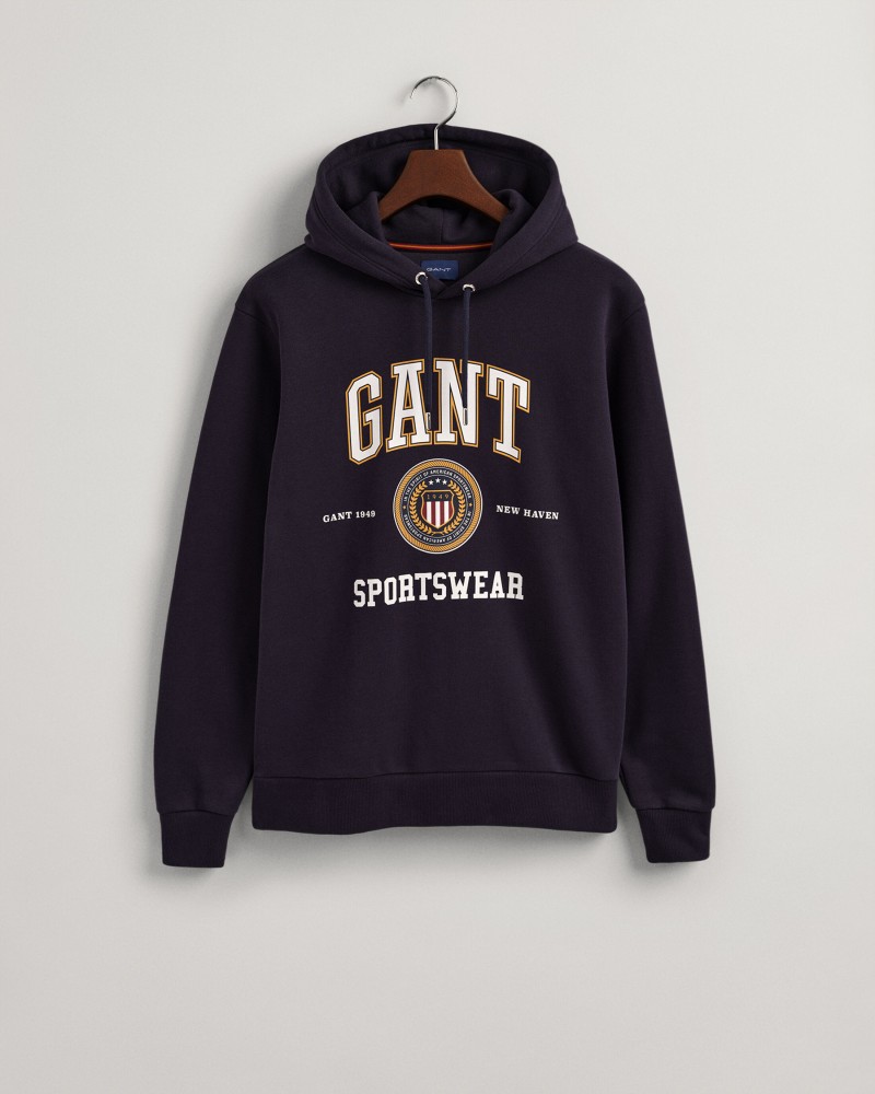 D1. GANT CREST SHIELD SWEAT HOODIE