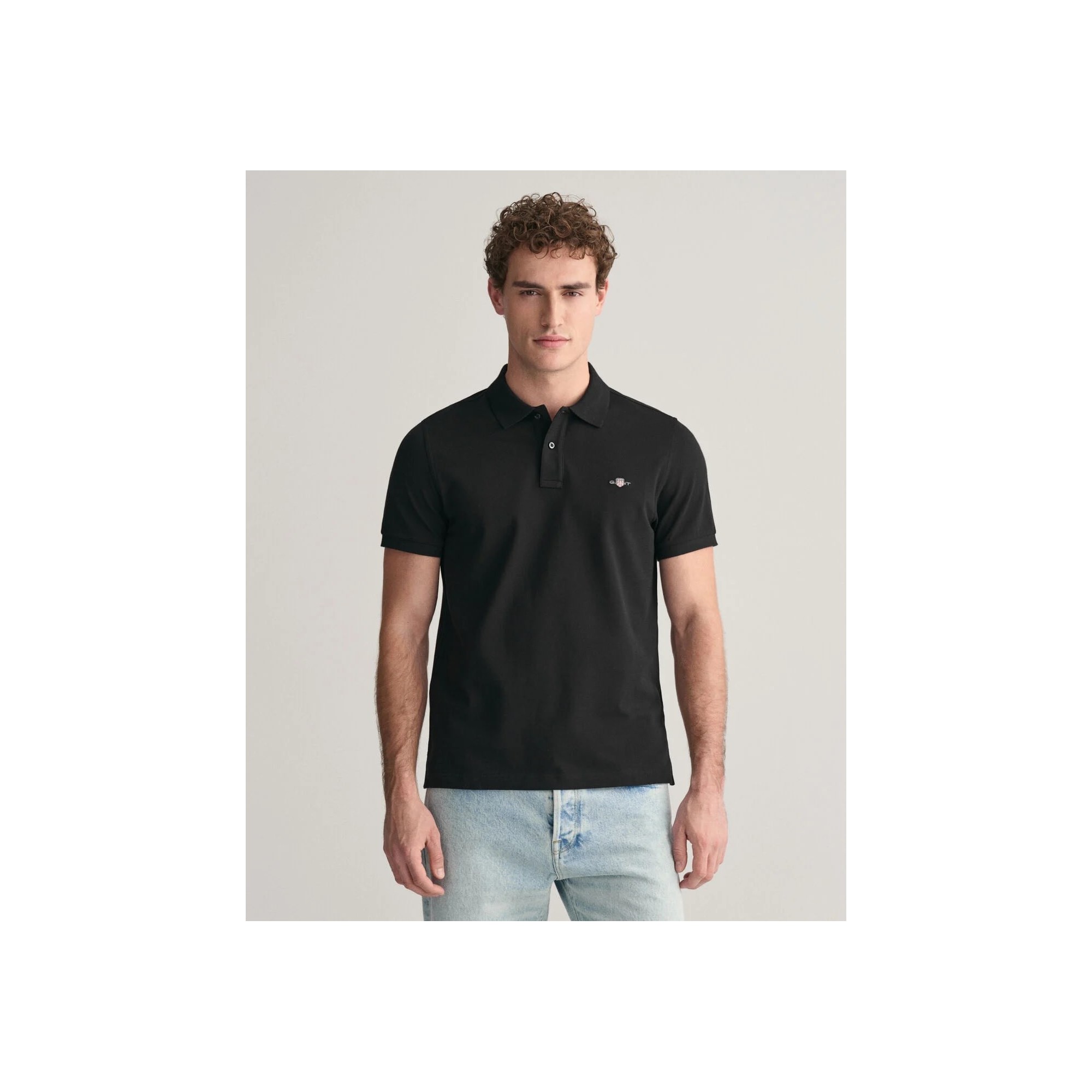 Polo Gant coupe régulière en coton Polo Gant coupe régulière en coton