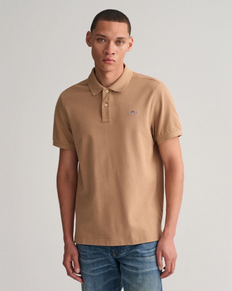 Regular Fit Shield Piqué Polo Shirt