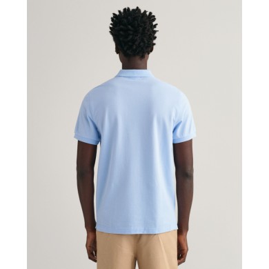 Polo regular fit en coton piqué Shield