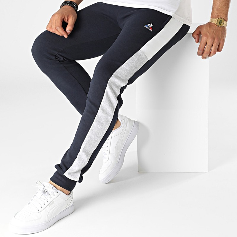 SAISON 2 Pant Slim N°1 M sky capt./g.chi