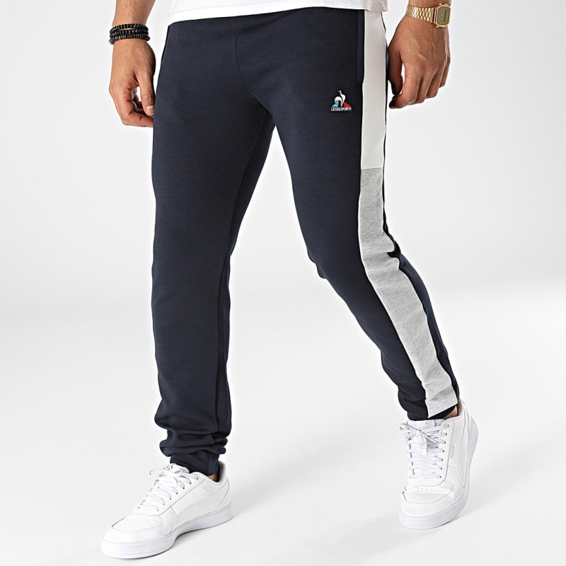 SAISON 2 Pant Slim N°1 M sky capt./g.chi