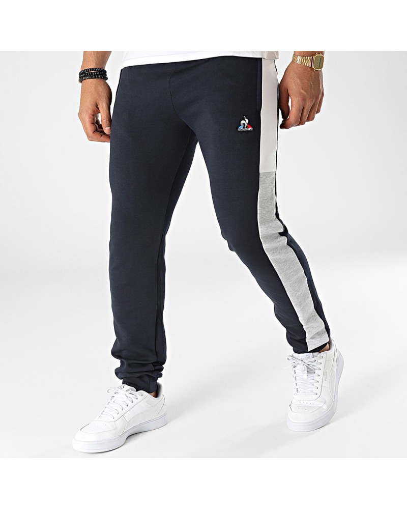 SAISON 2 Pant Slim N°1 M sky capt./g.chi