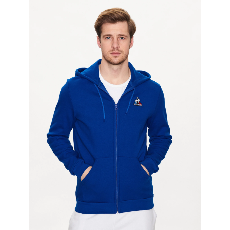 ESS FZ Hoody Nø4 M bleu electro