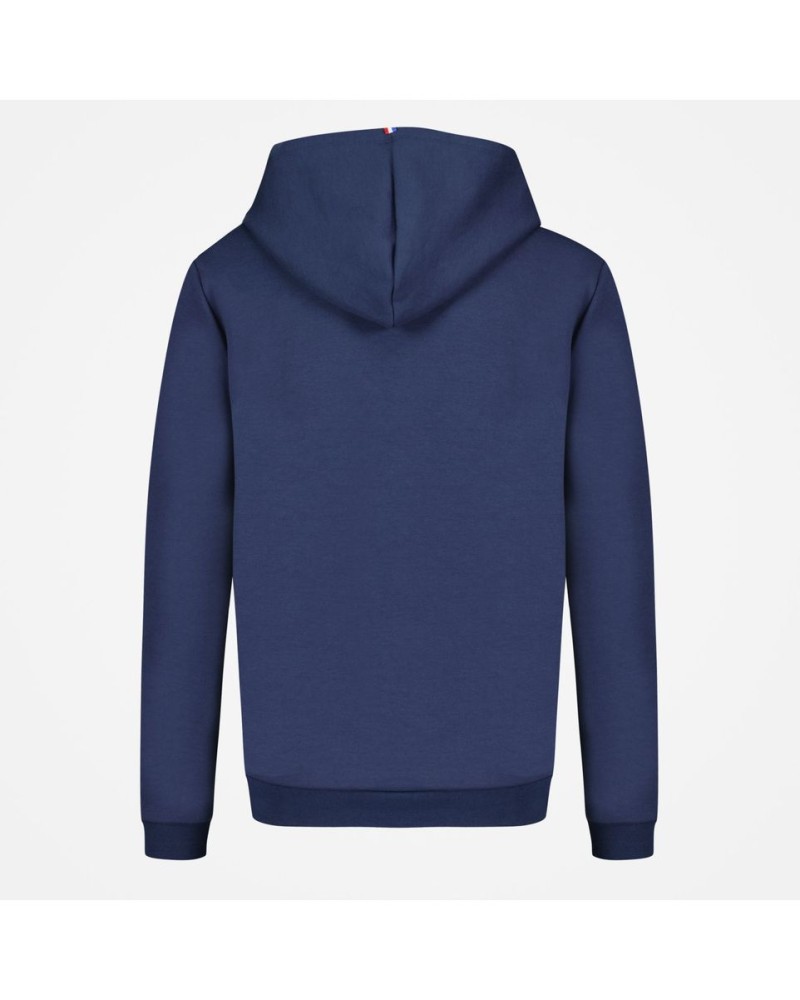 Sweat zip à capuche bleu enfant