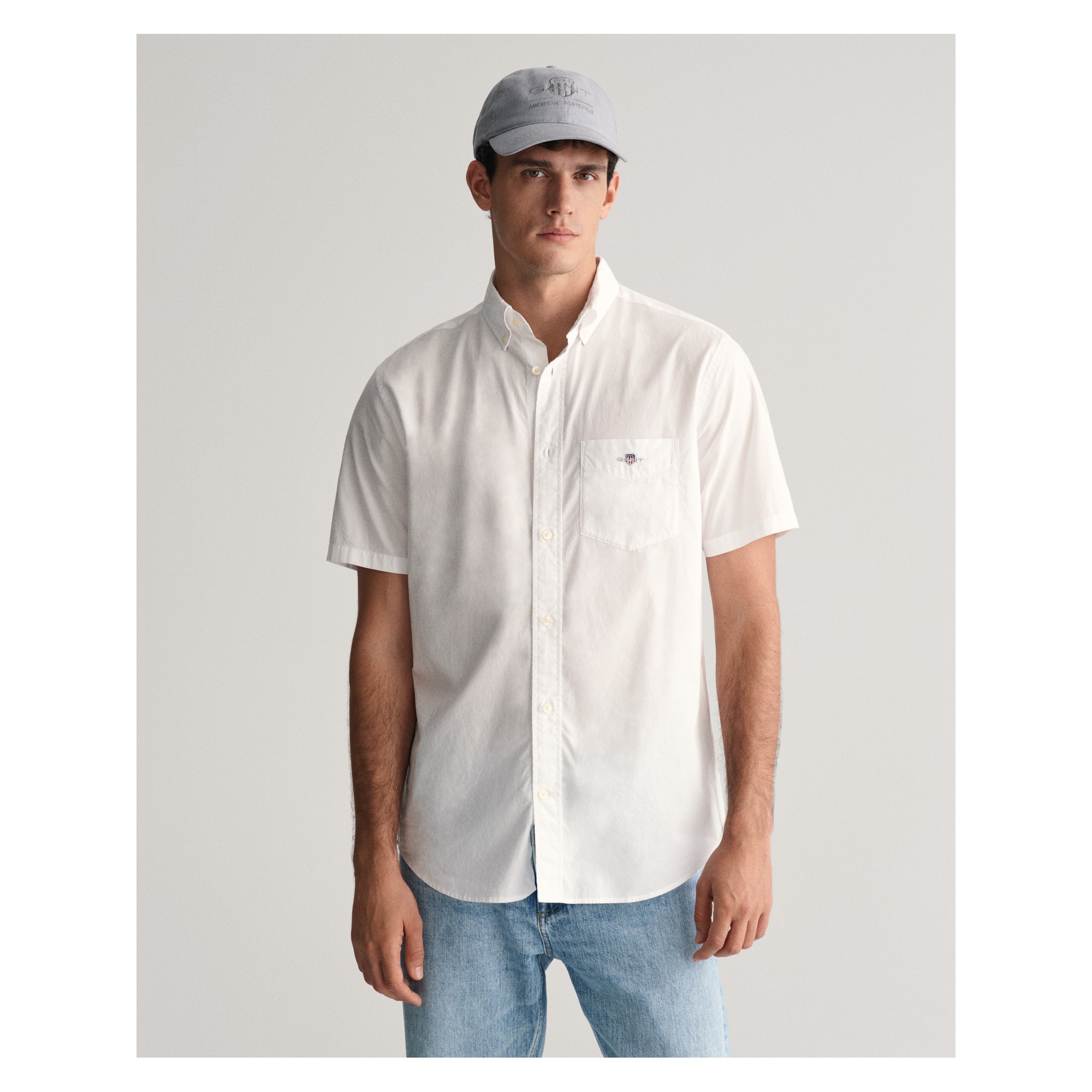 Chemise classique en popeline coupe standard