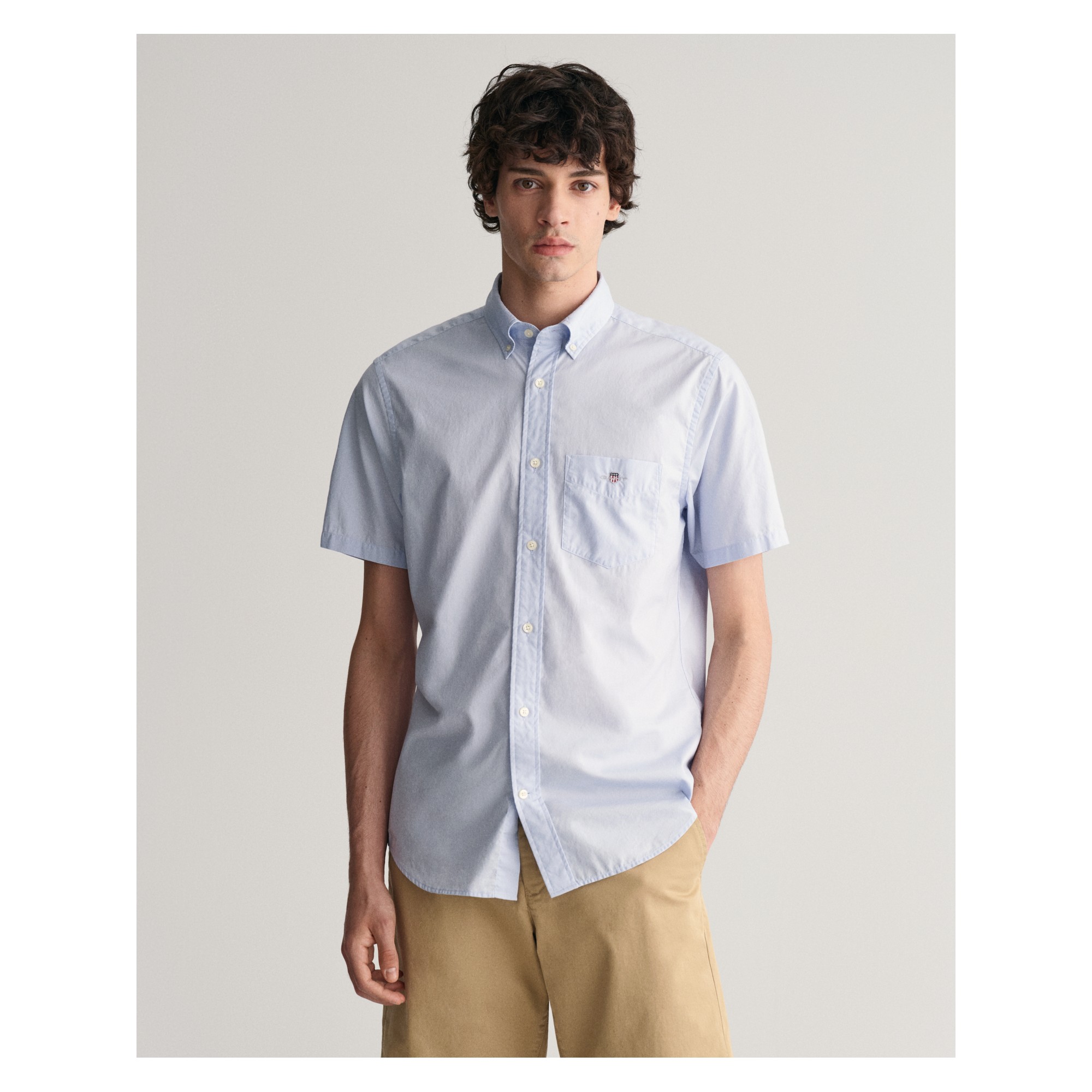 Chemise classique en popeline coupe standard