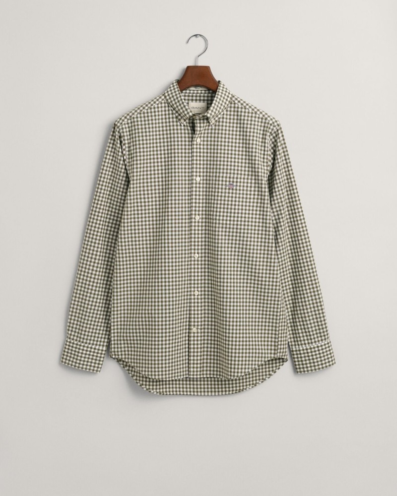 REG POPLIN GINGHAM SHIRT