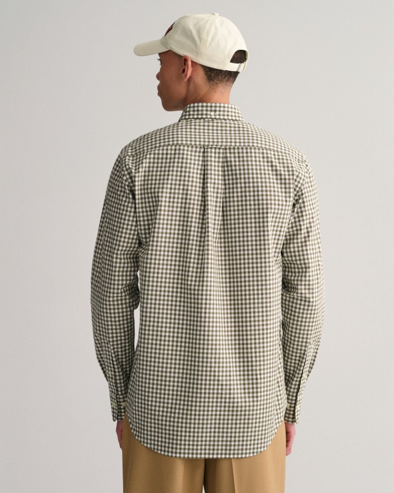 REG POPLIN GINGHAM SHIRT