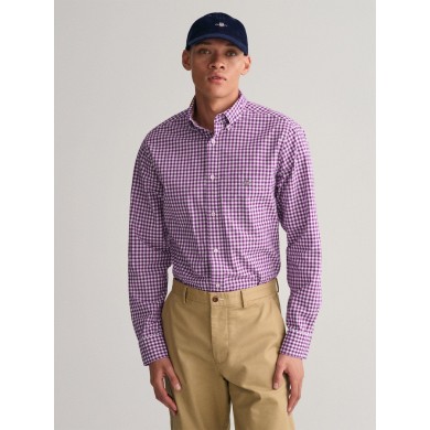 REG POPLIN GINGHAM SHIRT