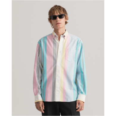 REL MULTI STRIPE OXF BD