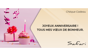 
                                                 Anniversaire